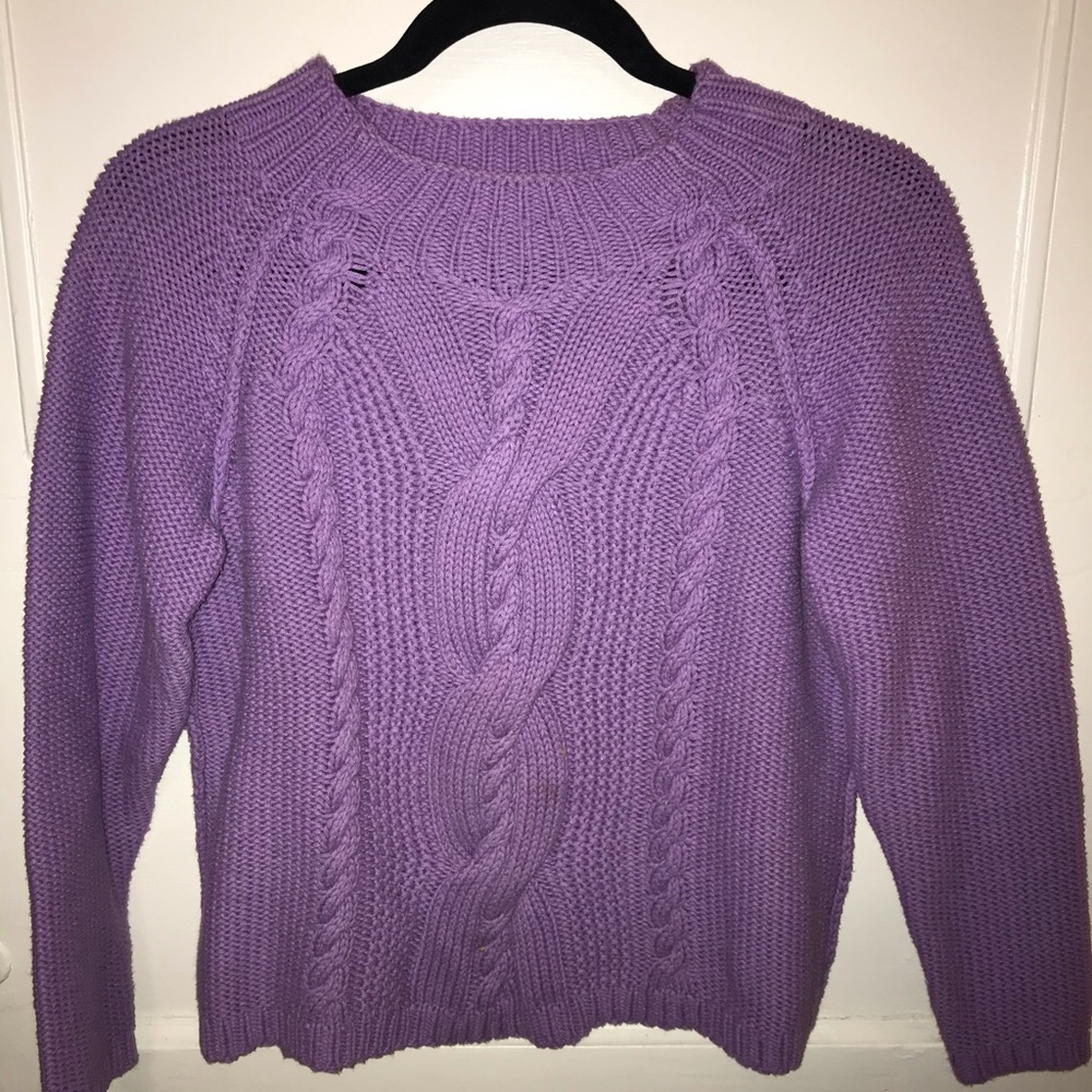 Purple J Jill sweater